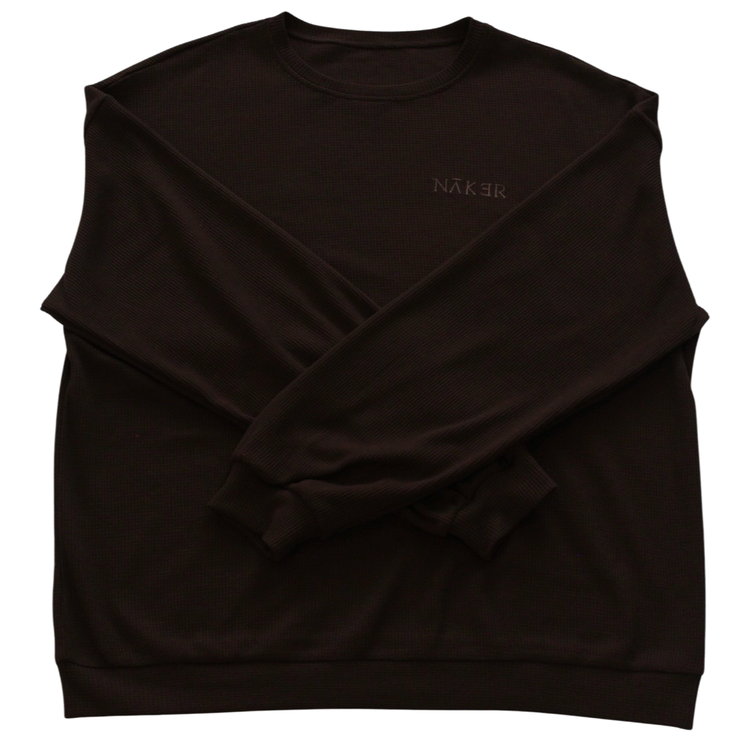 Waffle Crewneck